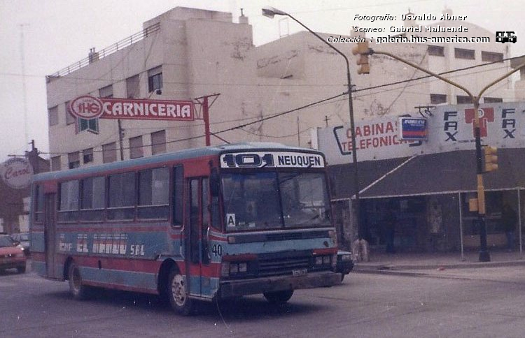 Mercedes-Benz OC 1214 - Bus - El Ñandú
Línea 101 (Neuquén), interno 40

Fotógrafo: ¿Osvaldo Abner?
Scaneo: Gabriel Maluende
