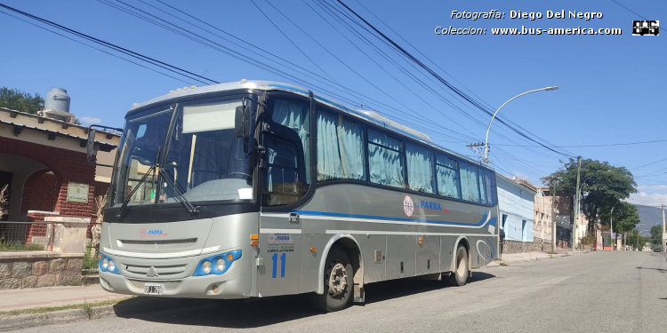 Mercedes-Benz OF 1418 - Saldivia Aries 2 325 - T.A.Parra
OFJ 288

T.A.Parra (Prov. Catamarca), interno 11

Fotografía y gentileza: Diego Delnegro
