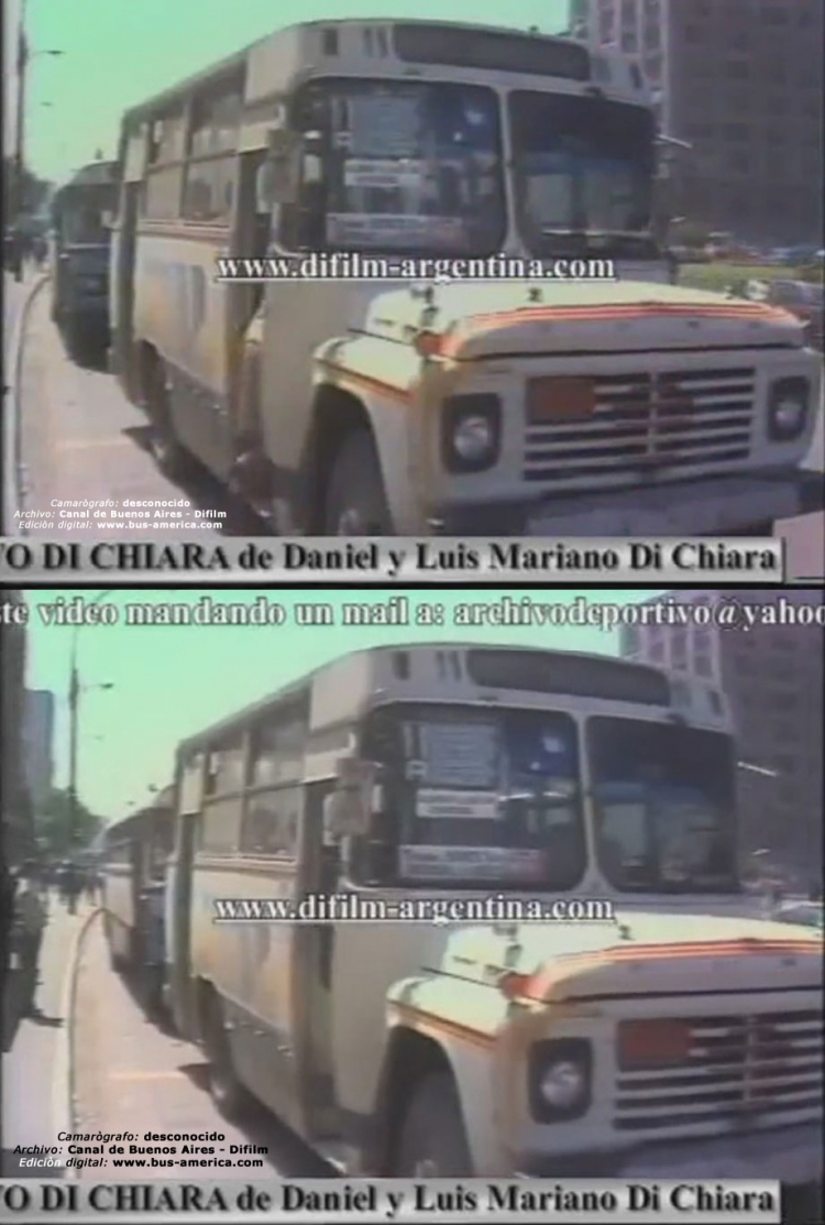 Ford FZ 7000 - CAIO Mini Gabriela Andino (en Chile)
Camarógrafo: desconocido
Archivo: Canal ¿13? de Buenos Aires, Argentina - Difilm
Extraído de: http://www.youtube.com/watch?v=UaXs5Jicz8k
