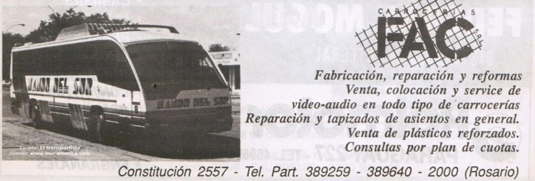 FAC - Ñandú del Sur
Revista: El Transportista, Número 195
