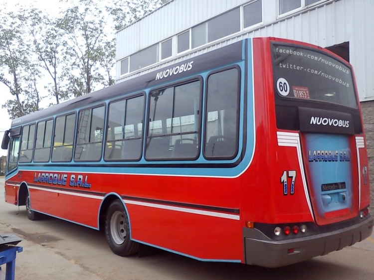 Mercedes-Benz OF 1418 - Nuovobus - Larroque
http://galeria.bus-america.com/displayimage.php?pos=-21812

Fotografía gentileza de Nuovobus por medio de su sitio en Facebook
