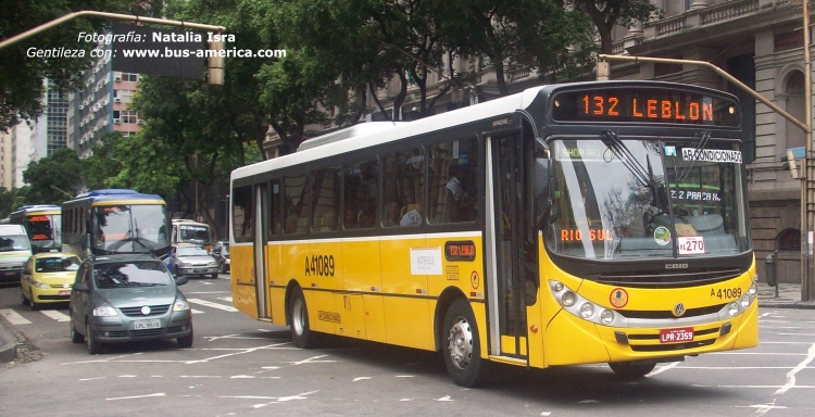 Volkswagen OD - CAIO Apache Vip - Intersul
LPR2359

Linha 132 (Rio de Janeiro), unidad A41089

Fotografía: Natalia Isra
