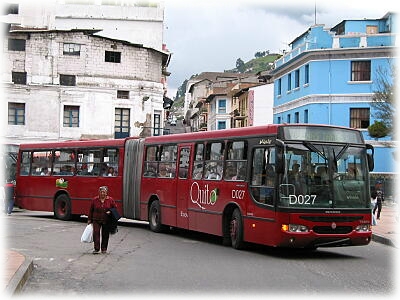 Trolebus de Quito -Ecuador
