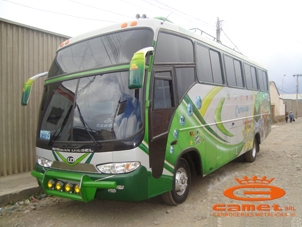 Semiturismo CAMET 2008
Bus semiturismo para el transporte de pasajeros La Paz - El Alto
Palabras clave: bus bolivia camet carrocerías buses autobus transporte