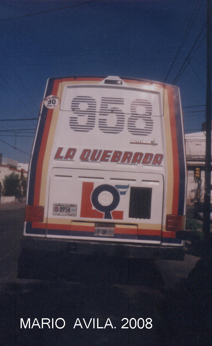 LA  QUEBRADA   SRL .
SANTA  ANA  Y  SOL  DE  MAYO.
