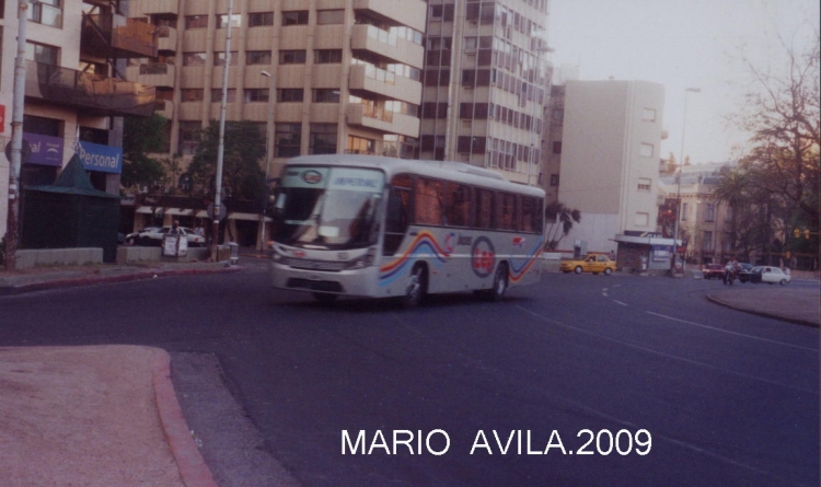 Comil Versatile (en Argentina) - BUSES  LEP .
ROTONDA  PLAZA  ESPAA .
