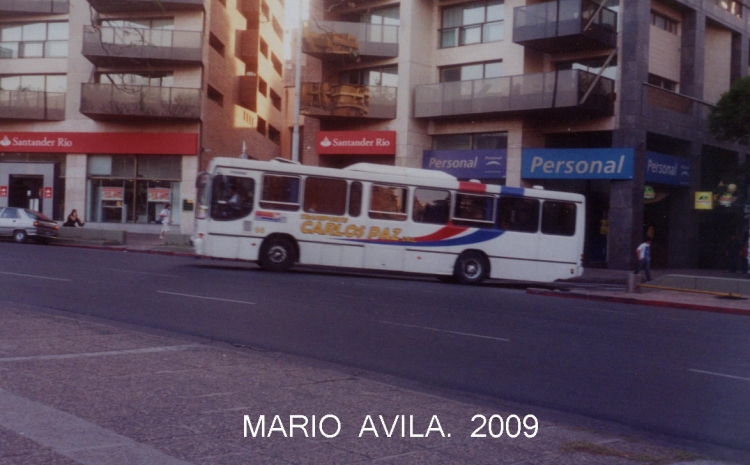 TRANSP .  CARLOS  PAZ
ROTONDA  DE  PLAZA  ESPAA .
