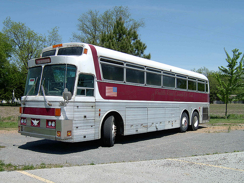 el clasico norteamericano
bus perteneciente a una iglesia de dallas texas


