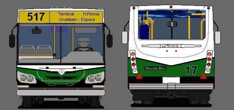 MARCELO SALGADO
FOTO-DIBUJO DE LUCHO EZEQUIEL GARTNER
SI LA 517 EXISTIERA HOY!
