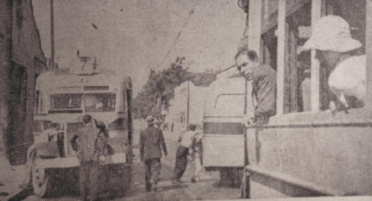 Cía. Omnibus Buenos Aires - Quilmes
Garage de la compañía en la calle Rivadavia, Quilmes.
