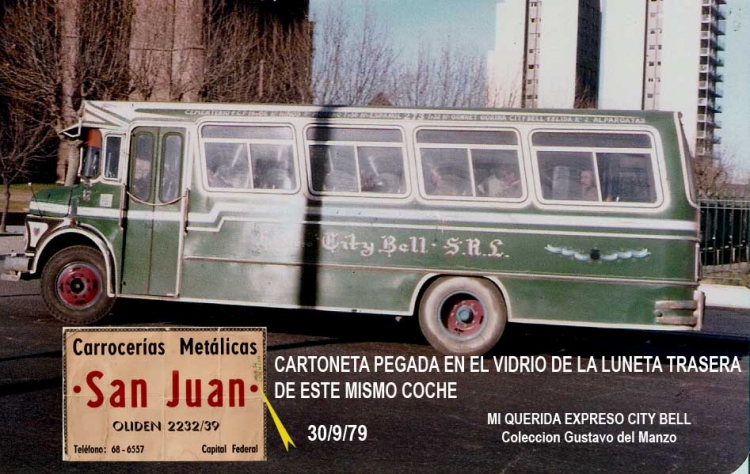 Expreso City  Bell linea 273 
Mercedes-Benz LO 1114 - San Juan
