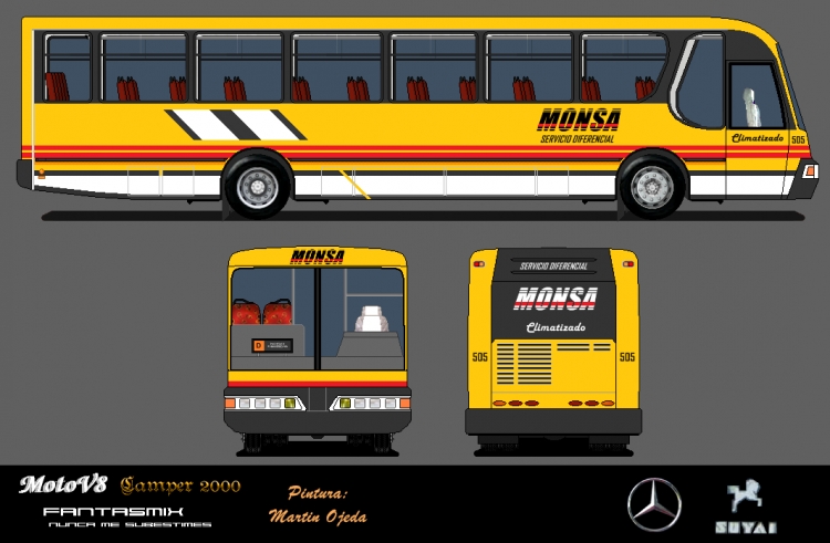 MONSA L. 60 - Suyai Diferencial
Recordando a el Servicio Diferencial de Monsa con este dibujo de un modelo de Suyai que supieron tener entre sus filas.
Palabras clave: Suyai MONSA 60 Diferencial