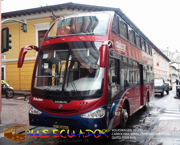 Volkswagen 17 -210 Carroceria Miral 
Bus de Dos Pisos Turismo Quito
Palabras clave: Volkswagen 17 -210 Carroceria Miral 