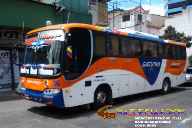 Mercedes Benz OF 17 21 Carroceria Comil (En Ecuador)
Transportes Aray
Movil 36
Palabras clave: Mercedes Benz OF 17 21 Carroceria Comil (En Ecuador)