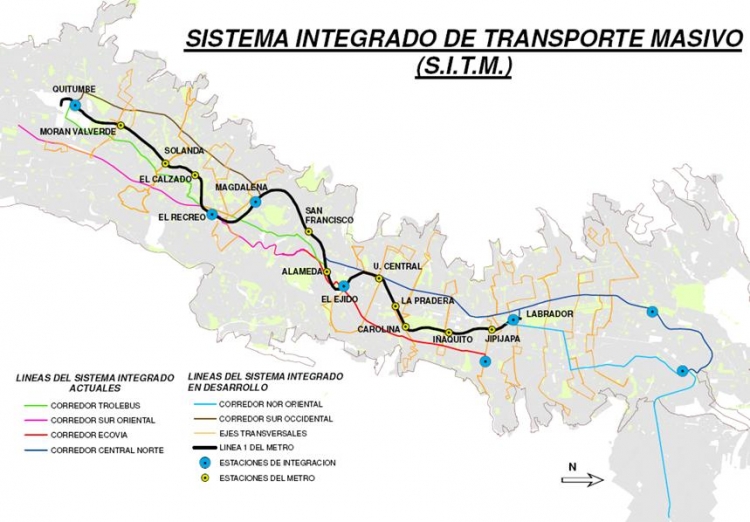Sistema Integrado  de Transporte de Quito
Este es el futuro sistema de Transporte de Quito incluyendo la construccion del metro

Palabras clave: Sistema Integrado  de Transporte de Quito