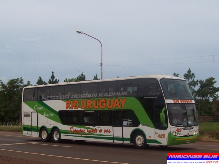 Busscar Panoramico DD (en Argentina) - RIO URUGUAY 420
BUSSCAR PANORAMICO DD MB O-500 RSD
Palabras clave: BUSSCAR PANORAMICO DD MB O-500 RSD