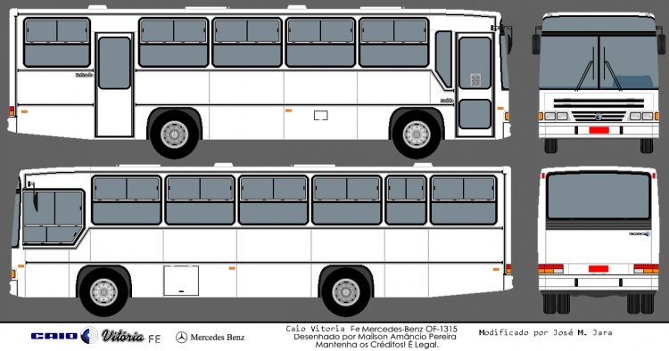 Mercedes-Benz OF 1318 - Caio Victoria FE (en Paraguay) - Diseño
Palabras clave: MB