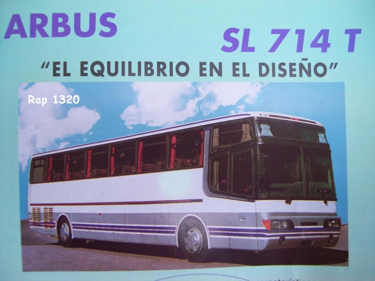 ARBUS SL 714 T
Revista Microbus Turistico
Palabras clave: LARGA