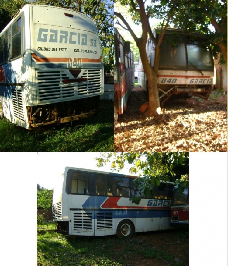 Eurobus (en Paraguay) - García
Este bus tambien esta en el deposito del B.N.F. es de larga distancia y era de Garcia...esta entero pero no pude sacar mas datos...
Fotografía : dear
Palabras clave: Garcia