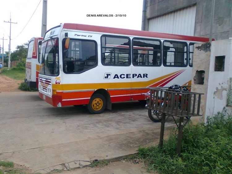 Kia - Marcolopolo Torino GV-San Benito Abad (en Paraguay) - Ysapy
Este bus tiene un tema especial, tiene carroceria Marcopolo Torino GV reformado por esta Carrocera San Benito Abad, el motor y chasis era de un camion Kia de 4 toneladas
Fotografía : dear
Palabras clave: KIA