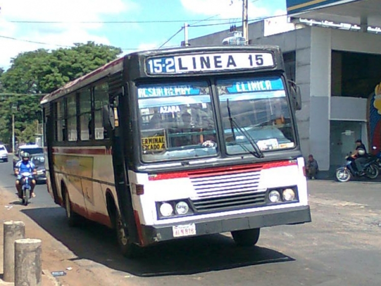 Mercedes-Benz OF 1318 E - Metalpar Petrohe Ecológico (en Paraguay) - Automotores Guarani
ALN 818
[url=ttps://bus-america.com/galeria/displayimage.php?pid=49075]ttps://bus-america.com/galeria/displayimage.php?pid=49075[/url]

Línea 15-4 (Asunción), unidad 109
Palabras clave: MB