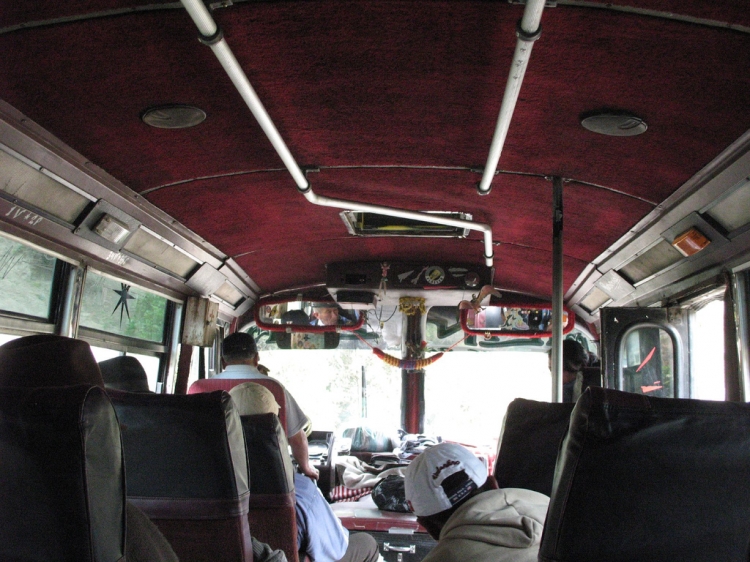 Interior bus 
(vista interior de la unidad)
