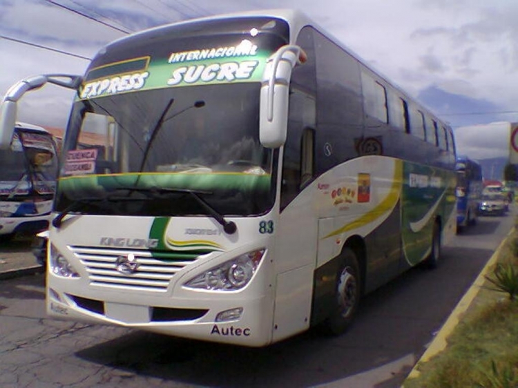 King Long (en Ecuador) - Sucre Internacional
Buses chinos en ecuador
