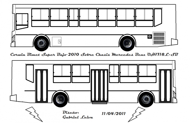 CORWIN BIMET 2010
GRAFICA DEL BIMET 2010 SOBRE CHASIS MERCEDES BENZ OH1718L-SB PISO BAJO
Palabras clave: BIMET 2010 CORWIN MERCEDES BENZ OH 1718 PISO BAJO SB