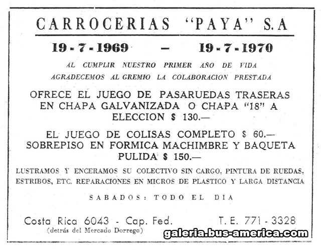 Publicidad Payá
Hoy se cumple el 43º aniversario de su fundación
