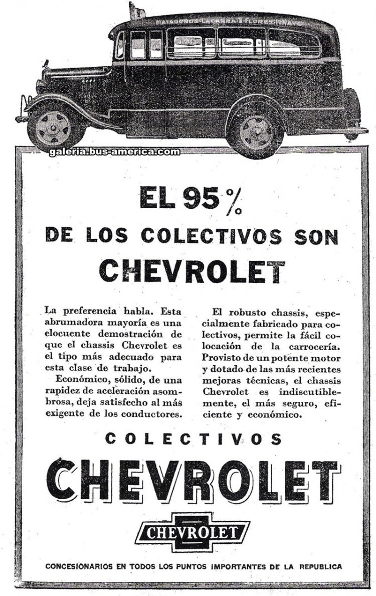 Publicidad chasis Chevrolet pre-guerra (en Argentina)
