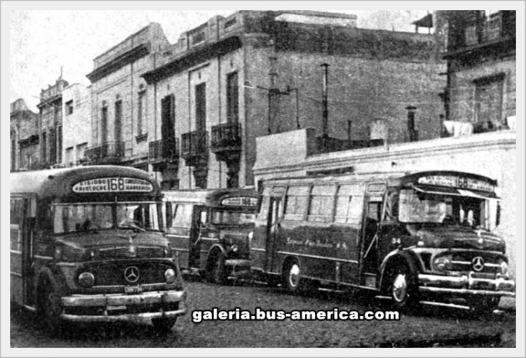 Mercedes-Benz LO 1114 - El Indio - E.S.I.S.A.
Varios Expreso San Isidro S.A.
(Datos de izquierda a derecha)

Foto: revista El Auto Colectivo
