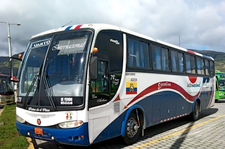 Mercedes-Benz OF 1721 - Marcopolo Viaggio 1050 G6 (en Ecuador) - Loja Internacional
LAH328
Foto tomada en Quito
Ecuabus
