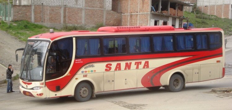 Marcopolo G6 (en Ecuador) - Santa
Foto tomada el 05 de abril del 2011
