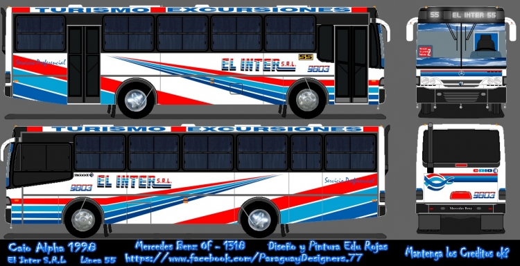Caio Alpha (para Paraguay) - El Inter S.R.L. ,  Linea 55
Palabras clave: Linea 55_9803