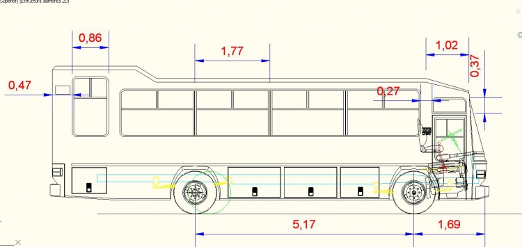 Mercedes-Benz LO 1114 (frontalizado por Pizzo) - D.I.C. LD 10-14
Plano realizado por Gustavo Manzanel
