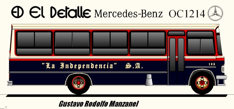 El Detalle Mercedes Benz OC 1214 
