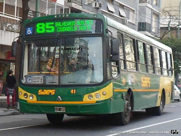 Agrale MT 15.0 LE - Todo Bus Pompeya II - S.A.E.S.
KGP 849
Línea 85 (Buenos Aires) - Interno 41

Foto: "Truku" Gambadiez
Colección: Charly Souto
Palabras clave: S.A.E.S. - Interno 41