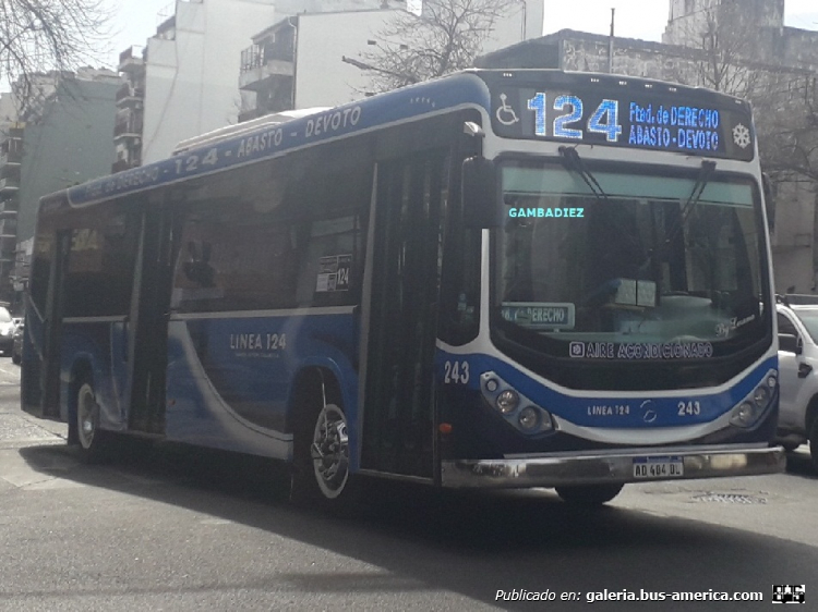 Mercedes-Benz OH 1721 L-SB - Metalpar Iguazú Nueva Generación - Transporte Automotor Callao
AD 404 DL
Línea 124 (Buenos Aires) - Interno 243
Ex línea 59 (Buenos Aires) - Interno 15

Foto: "Truku" Gambadiez
Colección: Charly Souto
Palabras clave: Transporte Automotor Callao - Interno 243