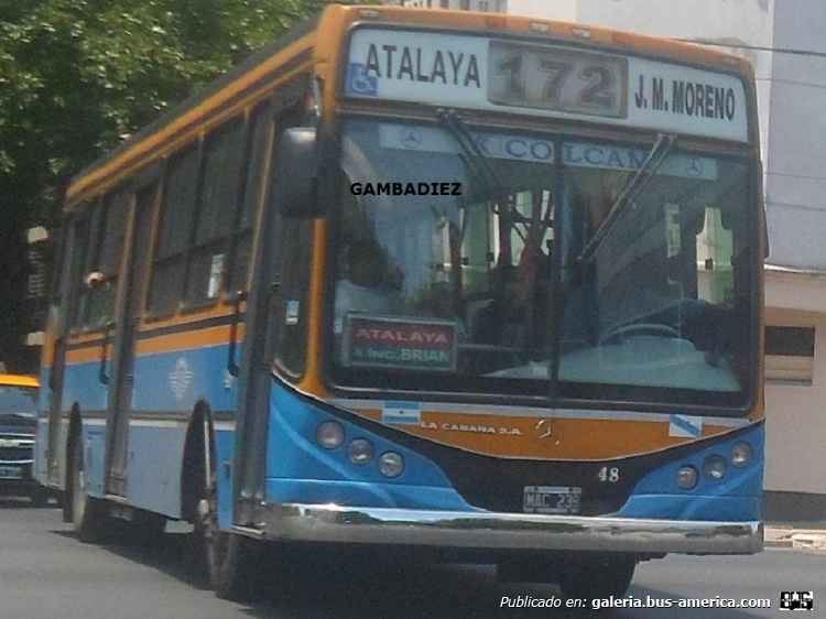 Mercedes-Benz OH 1618 L-SB - Metalpar Iguazú 2010 - La Cabaña
MAC 239
Línea 172 (Buenos Aires) - Interno 48
Ex línea 314 (Pcia. de Buenos Aires) - Interno 26

Foto: "Truku" Gambadiez
Colección: Charly Souto
Palabras clave: La Cabaña - Interno 48