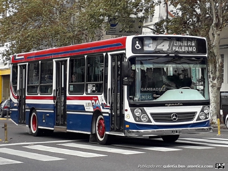 Mercedes-Benz OH 1718 L-SB - Ugarte Europeo - Juan B. Justo
JUV 870
Línea 34 (Buenos Aires) - Interno 4
(Unidad ya renovada)

Foto: "Truku" Gambadiez
Colección: Charly Souto
Palabras clave: Juan B. Justo - Interno 4