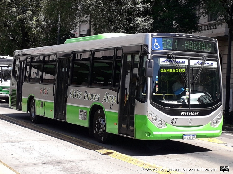 Mercedes-Benz O-500 U - Metalpar Iguazú Nueva Generación - Misión Buenos Aires, La Central de Vicente López
AD 367 PP
Línea 62 (Buenos Aires) - Interno 47 [2018 - julio 2020]

Foto: "Truku" Gambadiez
Colección: Charly Souto
Palabras clave: La Central de Vicente López - Interno 47