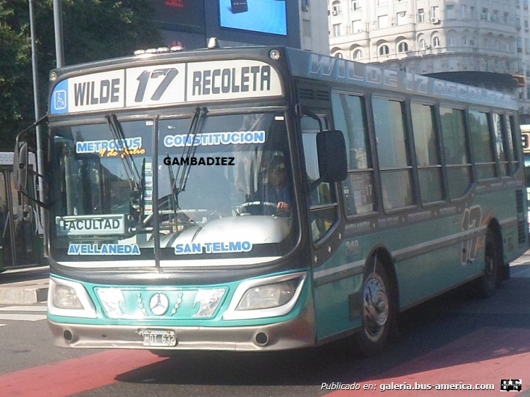 Mercedes-Benz OH 1315 L - Italbus Tropea - Linea 17 S.A.
HDT 632
Línea 17 - Interno 249

Foto: "Truku" Gambadiez
Colección: Charly Souto
Palabras clave: Linea 17 S.A. - Interno 249