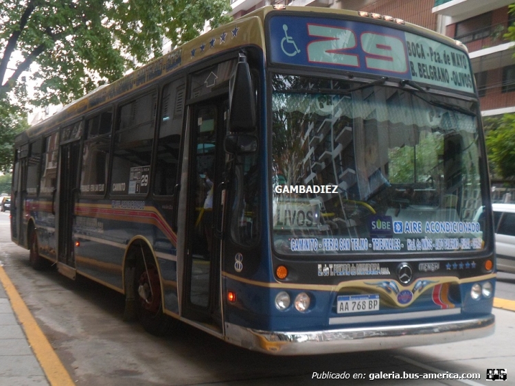 Mercedes-Benz O-500 U - Nuovobus - Pedro de Mendoza
AA 768 BP
Línea 29 (Buenos Aires) - Interno 8

Foto: "Truku" Gambadiez
Colección: Charly Souto
Palabras clave: Pedro de Mendoza - Interno 8