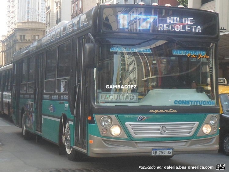 Mercedes-Benz OH 1721 L - Ugarte Europeo - Linea 17 S.A.
AB 259 JS
Línea 17 - Interno 219

Foto: "Truku" Gambadiez
Colección: Charly Souto
Palabras clave: Linea 17 S.A. - Interno 219