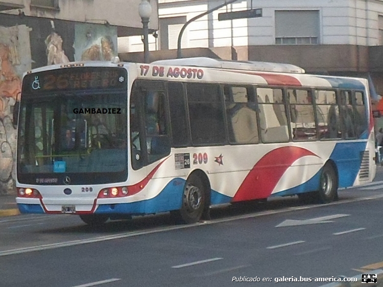 Mercedes-Benz OH 1718 L - Nuovobus - 17 de Agosto
KZV 165
Línea 26 (Buenos Aires) - Interno 209

Foto: "Truku" Gambadiez
Colección: Charly Souto
Palabras clave: 17 de Agosto - Interno 209