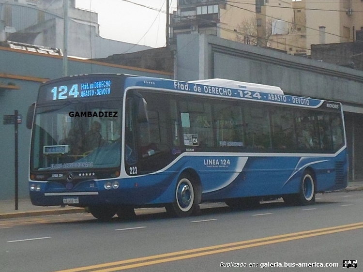 Mercedes-Benz OH 1721 L SB - Nuovobus Menghi - Transporte Automotor Callao
AB 488 YV
Línea 124 (Buenos Aires) - Interno 223
(Coche 0 km recién llegado a la empresa)

Foto: "Truku" Gambadiez
Colección: Charly Souto
Palabras clave: Transporte Automotor Callao - Interno 223