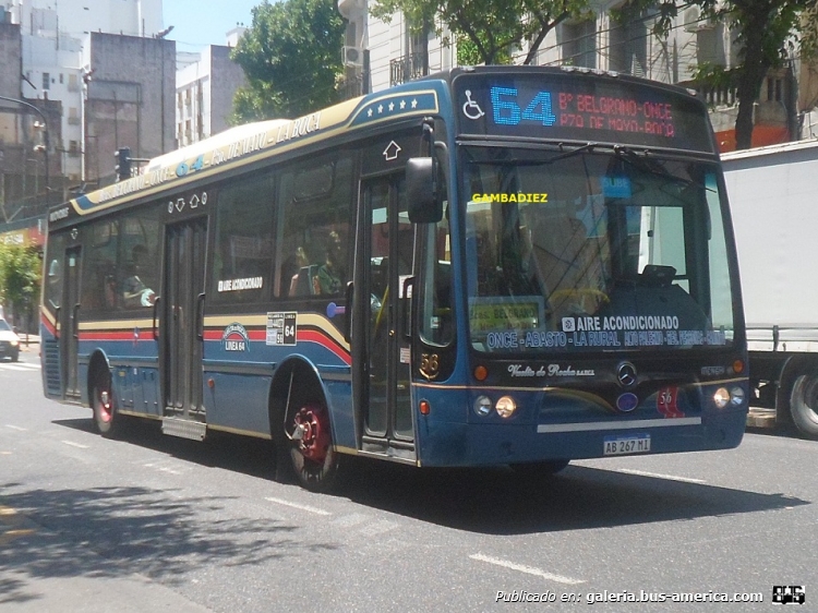 Mercedes-Benz OH 1621 L-SB - Nuovobus Menghi - Vuelta de Rocha
AB 267 MI
Línea 64 (Buenos Aires) - Interno 56

Foto: "Truku" Gambadiez
Colección: Charly Souto
Palabras clave: Vuelta de Rocha - Interno 56