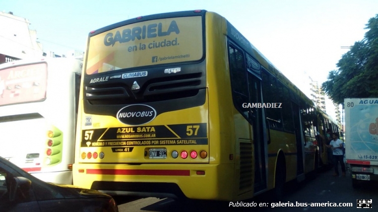 Agrale MT 17 - Nuovobus - Azul S.A.T.A.
ONV 912
Línea 41 - Interno 57

Foto: "Truku" Gambadiez
Colección: Charly Souto
Palabras clave: Azul S.A.T.A. - Interno 57