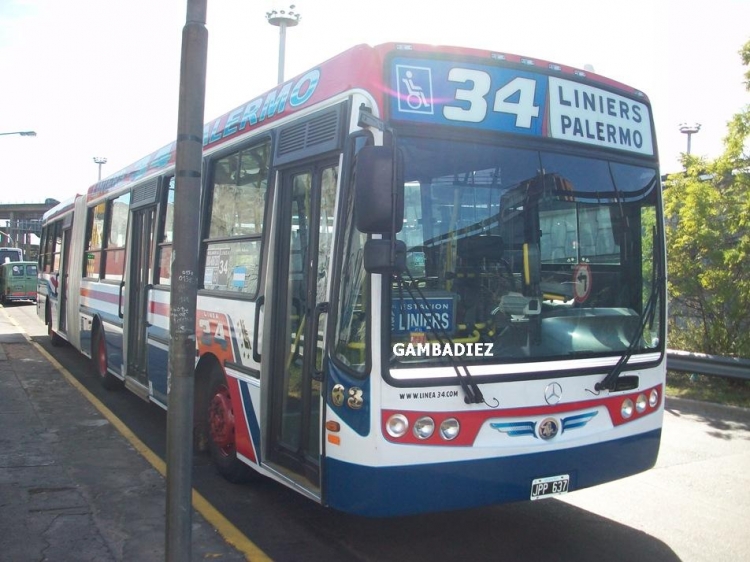 Mercedes-Benz O 500 UA - Metalpar Iguazú 2007 - Juan B. Justo
JPP 637
[url=https://bus-america.com/galeria/displayimage.php?pid=55918]https://bus-america.com/galeria/displayimage.php?pid=55918[/url]

Línea 34 (Buenos Aires), interno 63

Foto: "Truku" Gambadiez
Colección: Charly Souto 
Palabras clave: JUAN B. JUSTO - 63
