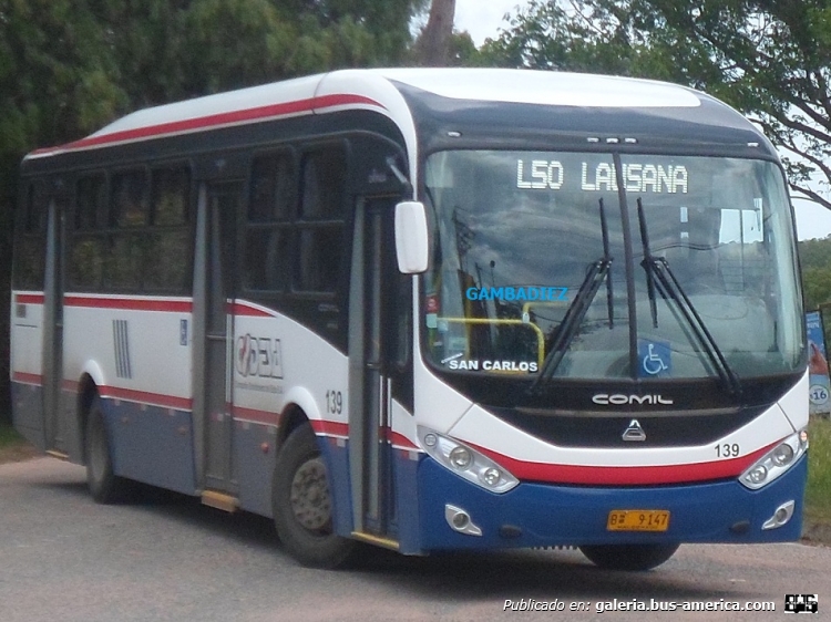 Agrale MT 17 - Comil (en Uruguay) - CODESA
B 9-147
Línea 50 - Interno 139

Foto: "Truku" Gambadiez
Colección: Charly Souto
Palabras clave: CODESA - Interno 139